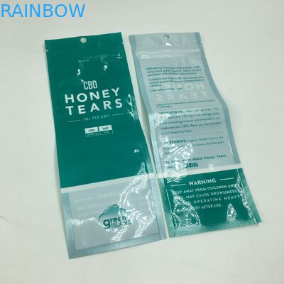 SGS ISO VMPET Ziplock Plastic Pouches Packaging Cbd Honey BOPP