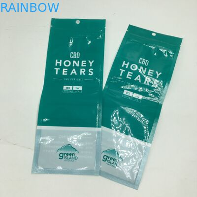 SGS ISO VMPET Ziplock Plastic Pouches Packaging Cbd Honey BOPP