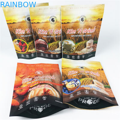 PA 1.5C SGS Doypack Food Plastic Packaging Bags 10g VMPET Snacks Stand Up Bags