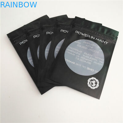 CMYK Gravnre Plastic Zipper Packaging Bag SGS VMPET 10C Plastic Jewelry Pouches