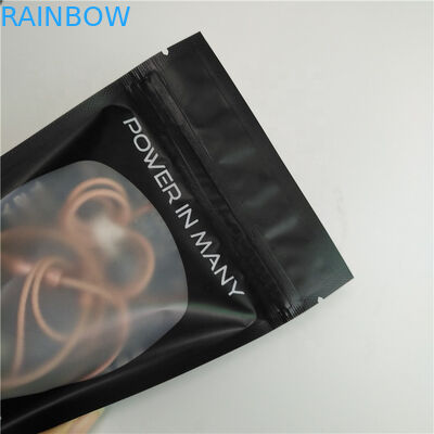 CMYK Gravnre Plastic Zipper Packaging Bag SGS VMPET 10C Plastic Jewelry Pouches