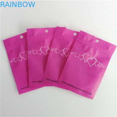Laminated CMYK PA 1.5C Plastic Packaging Bag VMPET Jewelry Plastic Flat Pouches