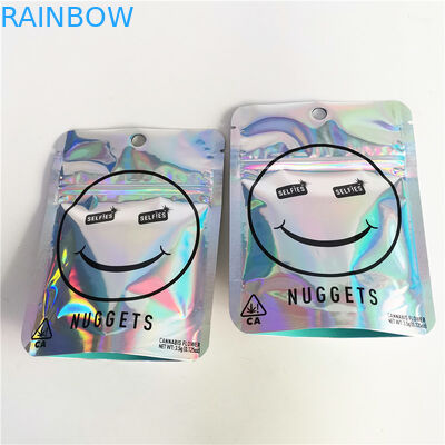 3.5g Cbd Herbal Incense Packaging Matte Glossy 12C VMPET Cbd Zipper Bag