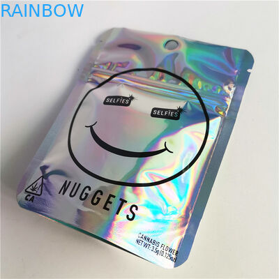 3.5g Cbd Herbal Incense Packaging Matte Glossy 12C VMPET Cbd Zipper Bag