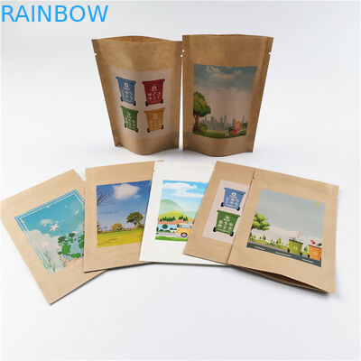 VMPET 1.2C PA 1.5C Kraft Paper Bag Biodegradable Sachet Paper Bags