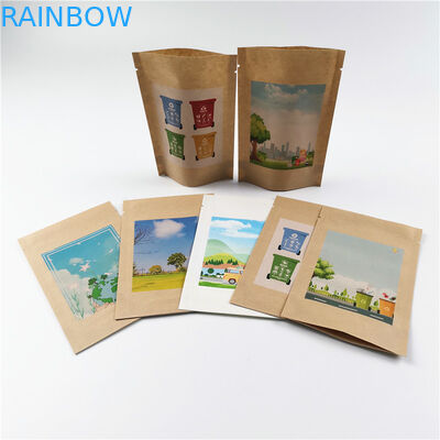 VMPET 1.2C PA 1.5C Kraft Paper Bag Biodegradable Sachet Paper Bags