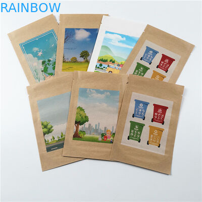 VMPET 1.2C PA 1.5C Kraft Paper Bag Biodegradable Sachet Paper Bags