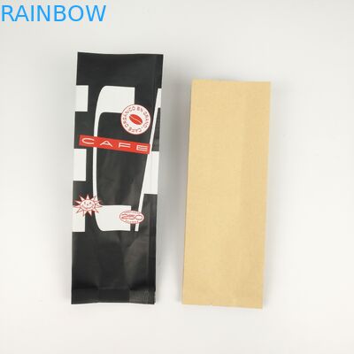 200mic CMYK Flat Bottom Packing Bag SGS 12C PE Side Gusset Zipper Bag