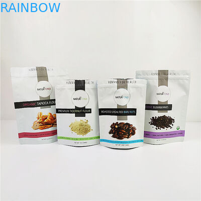 Assessed 200mic CMYK Aluminum Foil Ziplock Bag VMPET THC CBD Packaging Bag