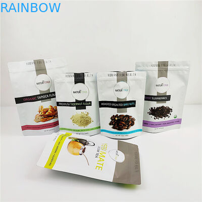 Assessed 200mic CMYK Aluminum Foil Ziplock Bag VMPET THC CBD Packaging Bag