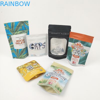 CMYK 200mic Matte Aluminum Foil Pouches VMPET Gravure Doypack Zipper Pouch