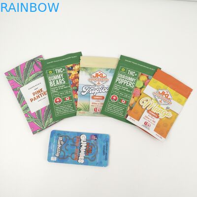 CMYK 200mic Matte Aluminum Foil Pouches VMPET Gravure Doypack Zipper Pouch