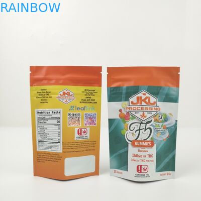 Matte Doypack 0.7c Al Stand Up Zipper Pouch Compostable For Bolsa Snack