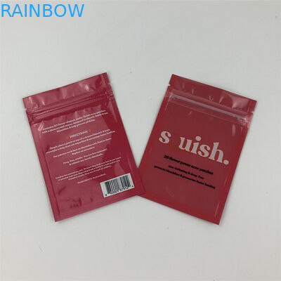 120mic MOPP Gravure Mylar Zipper Bag 0.7c Al With Clear Front Window