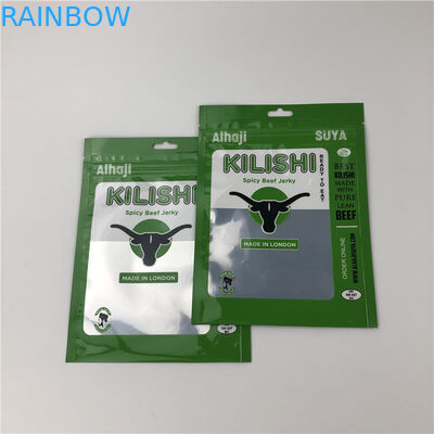 SGS Kraft Plastic Pouches Packaging CMYK VMPET NY CPP For Beef Jerky