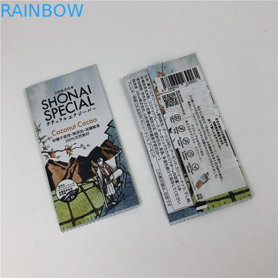 Back Sealing Customized Bag Food Grade Plastic Granola Bar Wrapper For Chocolate/Energy Bar Packaging