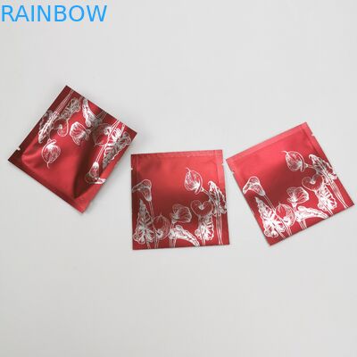 Small Three-side Seal Mini Cosmetic Cotton Bags Packet Packaging Customized Food Zipper Bag Heat Seal Bags