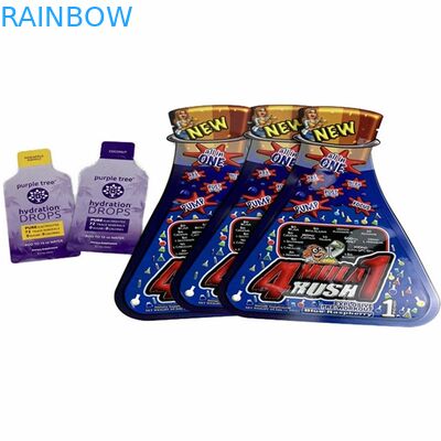 Special Shaped Custom Print Mylar Soft Touch Plastic Packs Delta 8 Edible Pouch Cosmetic Cream Shampoo Sachet