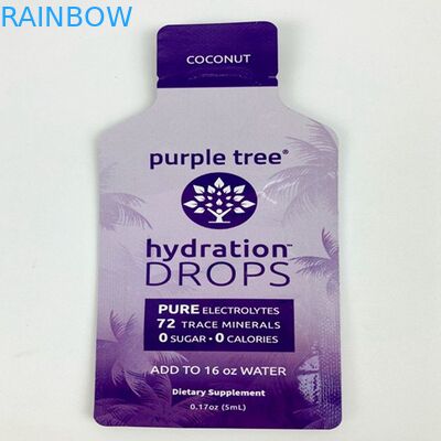 Special Shaped Custom Print Mylar Soft Touch Plastic Packs Delta 8 Edible Pouch Cosmetic Cream Shampoo Sachet