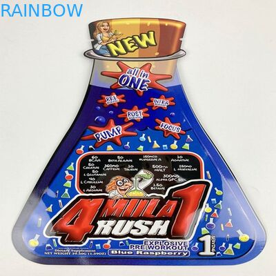 Special Shaped Custom Print Mylar Soft Touch Plastic Packs Delta 8 Edible Pouch Cosmetic Cream Shampoo Sachet