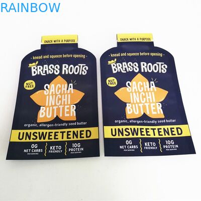 Digital Print Custom Shape Coconut Oil Sachet Mylar Food Flat Bag Snack Candy Pouch For Weeds Flower