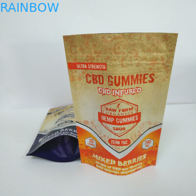 150mg THC CBD Sugar Doypack Candies Gummies Packaging Pouch Candies Gummies Packaging Pouch