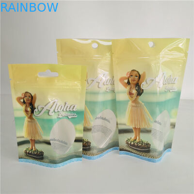 Custom Printed Hemp Oil Sliver Foil Mylar Weeds Vape Pen Pack Gummies Candy Pouches CBD Capsule Packaging Bag