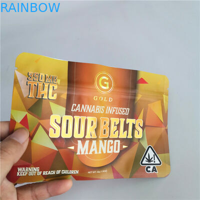 4X6 Inches Mylar Ziplock Bags Foil Lined THC CBD Swiss Weeds