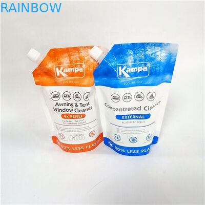 wholesale Plastic liquid proof spout pouch Mylar bag for juice liquid Food Pouch packaging Packets shaped mylar bags