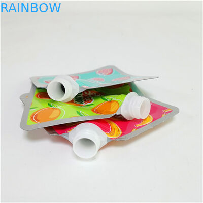 Beapak Reusable Stand Up Plastic Custom Liquid Fruit Juice Drink Packaging Spout Pouch