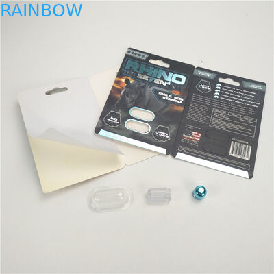 UV Printing 200mic 3D Panther Card Male Enhancer Pills With UV Display