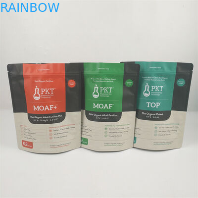 VMPET Doypack Plastic Pouches Packaging Smell Proof Pantone CMYK 120 Microns