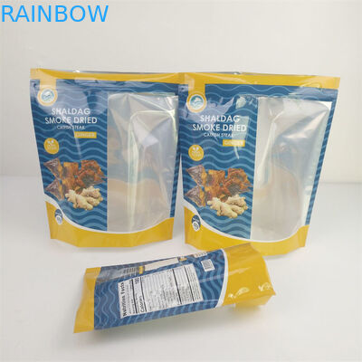 CMYK Pantone Resealable Zipper Pouch Smell Proof Recyclable PVC CPE MOPP