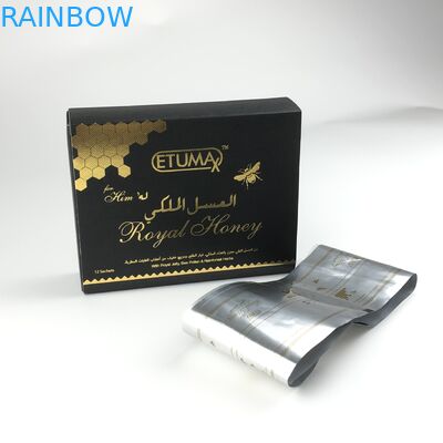 Custom VIP Honey 10g Sachet Black Horse Honey Packaging Bags 12g 15ml 20grams Health Supplements Packaging Sachet