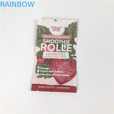 CMYK Biodegradable Kraft Paper Pouches 100 Mircon Candy Gummies Bags BIO PLA