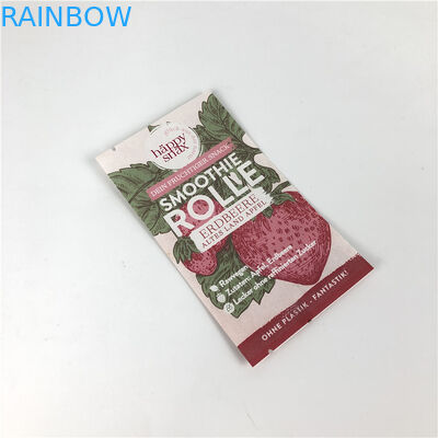 CMYK Biodegradable Kraft Paper Pouches 100 Mircon Candy Gummies Bags BIO PLA