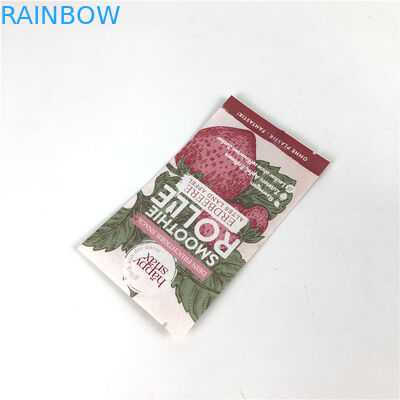 CMYK Biodegradable Kraft Paper Pouches 100 Mircon Candy Gummies Bags BIO PLA