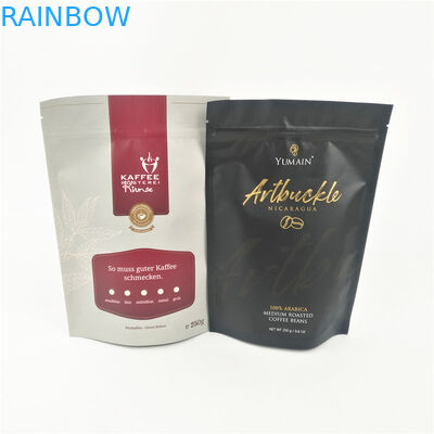 CMYK MOPP Resealable Zipper Pouch Moisture Proof Kraft Paper OPP AL