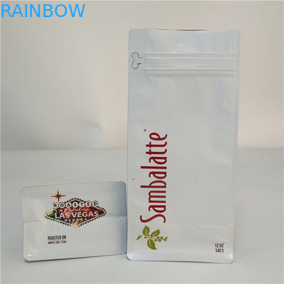 Degrassing Valve Bottom Gusset Bags Zipper 110 Microns Matte CMYK MOPP