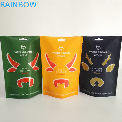 MOPP Childproof Mylar Bag Biltong Beef Jerky Packaging 110 Microns