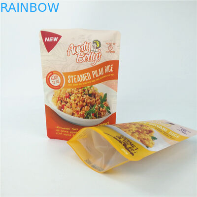 240mic Resealable Laminated Plastic Bag CMYK VMPET Biodegradable Gravure MOPP