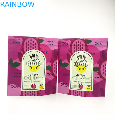 VMPET CMYK Plastic Stand Up Pouch MOPP With Ziplock Juicy Fruit Gummy Chips