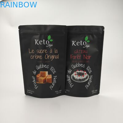 Mylar Gravure Plastic Standing Up Pouch Ziplock 1.5C PA CMYK MOPP