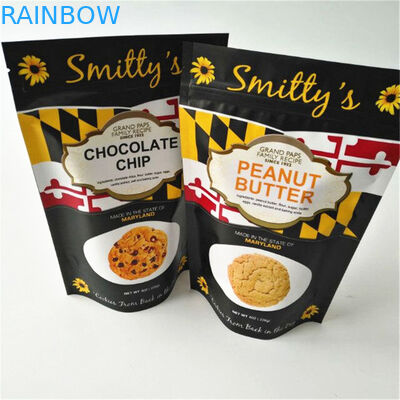 Snake Doypack Food Stand Up Pouches 12C CMYK MOPP Plastic Zipper Bag