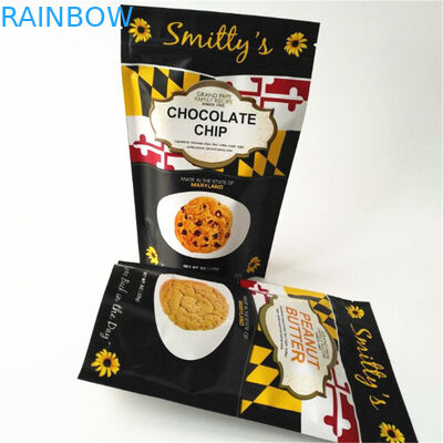 Snake Doypack Food Stand Up Pouches 12C CMYK MOPP Plastic Zipper Bag