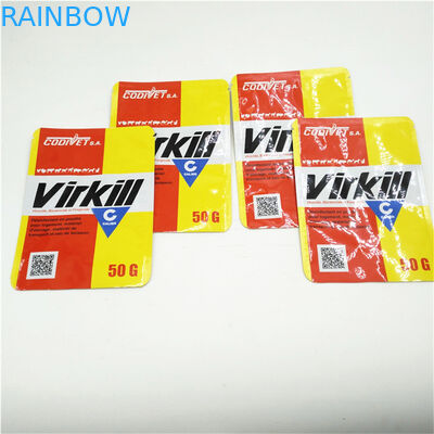 CMYK MOPP Plastic Smell Proof Pouches Popcorn Stand Up 110mic