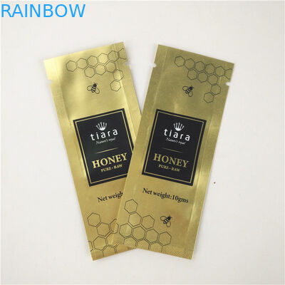 Honey Syrup Three Side Seal Bags CMYK 10C Gravnre Printing durable resealable