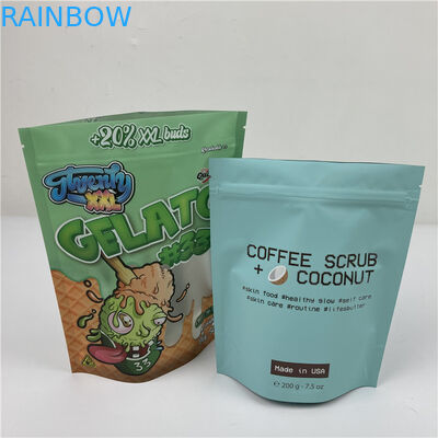 CMYK Color Matt Smell Proof Plastic Bags 3.5g Candy Edibles Packaging Bag