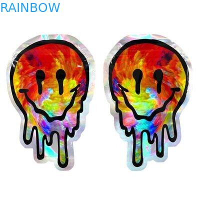 Irregular Shape 3.5g Edible Mylar Plastic Bags Smell Proof Mylar Bag For Packaging