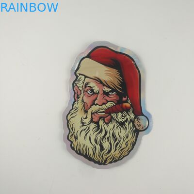 Gummies Jelly Cannabis Plastic Pouches Packaging Die Cut Custom Zipper Bags 3.5g